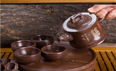 木鱼石茶具 品茗艺术与养生之道的完美融合